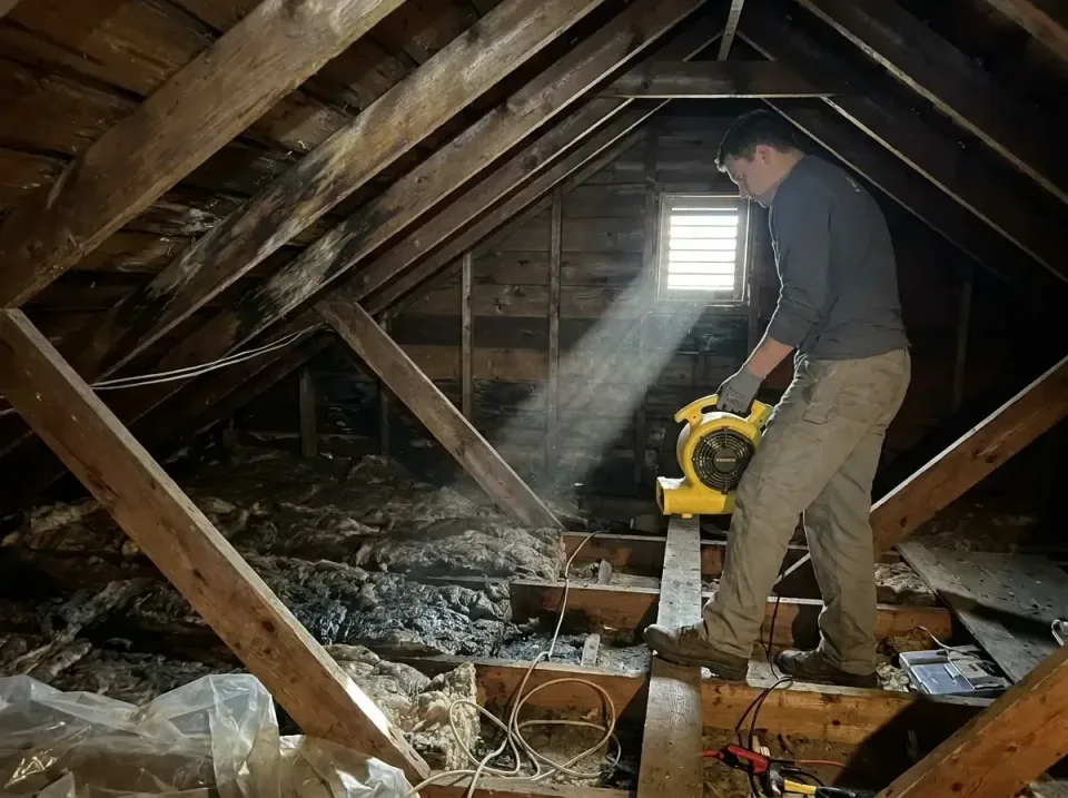 attic-water-damage-drying-proc-007 — frequently asked questions, Emergency Water Extraction & 24/7 Flood Response in Comanch…